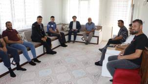 Yeşilhisar'da şehit ailelerine bayram ziyareti