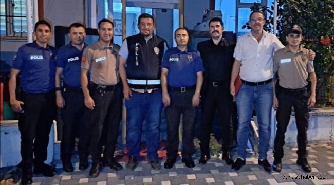 Yeşilhisar ilçe Emniyet Müdüründen Anlamlı plaket