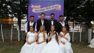 36 roman çift toplu nikâhla mutluluğa ‘evet’ dedi