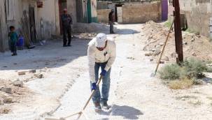 Akçakale de doğalgaz tamamlanıp onarımlar başlıyor 