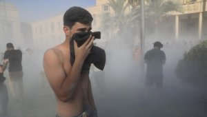 Bağdat Yeşil Bölge'ye havan topu düştü