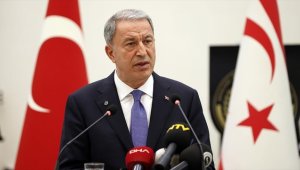 Bakan Akar: Türkiye Cumhuriyeti, Kıbrıs'taki garantörlük görevini eksiksiz şekilde yerine getirmeyi sürdürecek