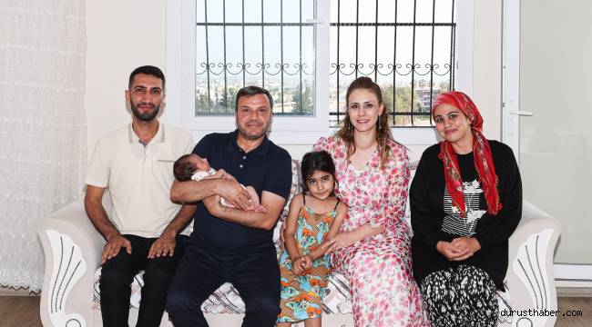 Başkan Kocaispir'den 'hoş geldin bebek' ziyareti