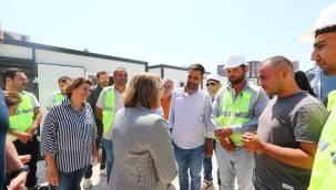 Başkan Şahin vadi Alleben'de incelemelerde bulundu