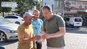 Başkan Sarvan'dan sanayi esnaflarına ziyaret