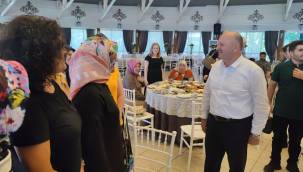 Başkan Tavlı, ''Beton yol ağımız 100 km. 'yi geçti ''