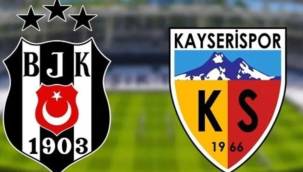 Beşiktaş Kayserispor maçı muhtemel 11'i ve sakat oyuncular listesi