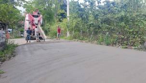 Beylerce Mahallesi'nde beton yol sevinci