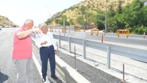Büyükşehir'in OSB ve sanayi merkezi trafiğini rahatlatacak projesinde hummalı çalışma sürüyor 