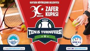 Büyükşehir spor A.Ş'den 30 Ağustos zafer kupası tenis turnuvası