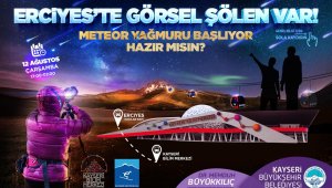 Fotoğraf meraklıları Erciyes'te "meteor yağmuruna" davet edildi
