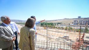 Gaziantep şehir hastanesinin inşaatına kalındığı yerden devam ediyor 