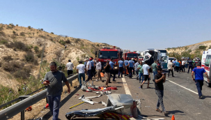  Gaziantep'te katliam gibi kaza: 15 kişi hayatını kaybetti 22 yaralı