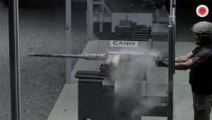 İlk kez yerli ve milli üretilen PMT 12.7 milimetre makineli tüfeğin seri üretimine geçildi