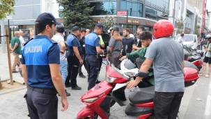 İstanbul caddesinde denetim sıkılaştı 