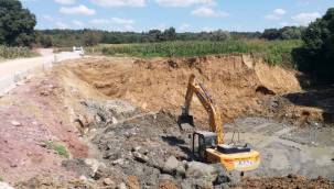 İzmit Yenice Köyü’nde menfez yapılıyor