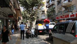 Kaldırım işgaline yönelik denetim yapıldı 