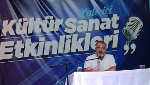 Kale İçi Kültür Sanat etkinliklerine Eğitimci Yazar Hacı Sarı Konuk oldu