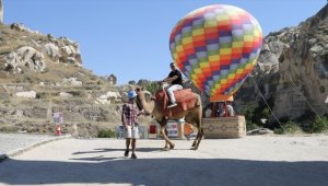 Kapadokya'da 'eyyam-ı bahur' sıcakları bunaltıyor