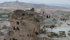 Kapadokya'daki müze ve ören yerlerini 7 ayda 1 milyon 892 bin turist gezdi