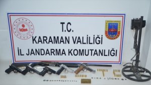 Karaman'da tarihi eser operasyonu