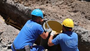 KASKİ, yağmur suyu hattı imalatına hız verdi