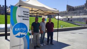 Kayseri altın eller geleneksel el sanatları festivalinde KAYTİD'de yerini aldı.