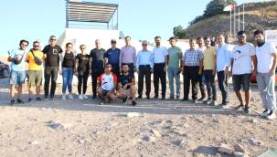 Kayseri'de Müdürler Ali Dağı'ndan uçtu