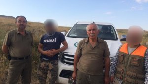 Kayseri'de kaçak bıldırcın avlamak isteyen 2 kişi yakalandı