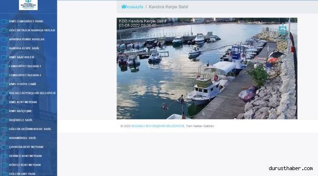 Kerpe sahiline panoramik kamera