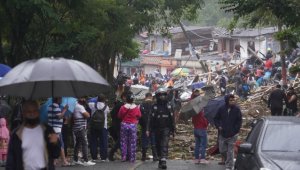 Kolombiya'da şiddetli yağışlardan on binlerce kişi etkilendi