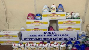 Konya'da 2312 kilogram sahte deterjan ele geçirildi