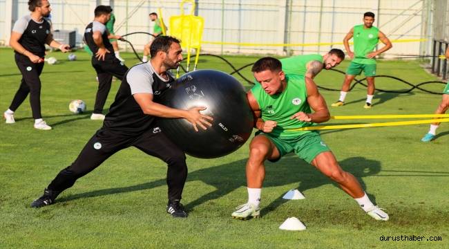 Konyaspor, Vaduz maçının hazırlıklarını sürdürdü