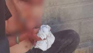 Küçük çocuğu kaçırmaya çalışan şahıs mahalleli tarafından linç edildi