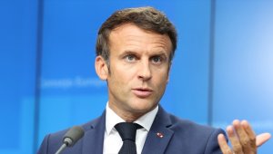 Macron, Rus güçlerinin Ukrayna'daki Zaporijya Nükleer Santrali'nden çekilmesi çağrısı yaptı