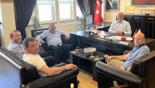 Oda Başkanlarından Başkan Numan Soyer'e ziyaret 
