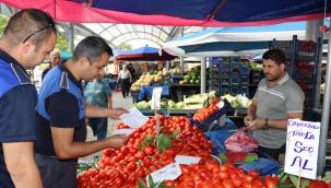Sebze ve Meyvelerin künyeleri tek tek kontrol edildi