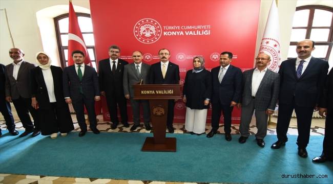 Ticaret Bakanı Muş, AK Parti Konya İl Başkanlığını ziyaretinde konuştu: