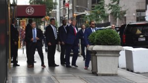 Trump, vergi kaçırma soruşturması kapsamında New York Başsavcılığında ifade veriyor