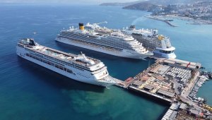 Türkiye limanlarına 7 ayda 437 kruvaziyer yanaştı