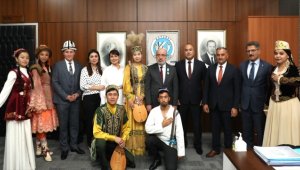 TÜRKSOY heyetinden Kayseri Üniversitesine ziyaret