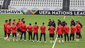 A Milli Futbol Takımı, Faroe Adaları maçı hazırlıklarını sürdürdü