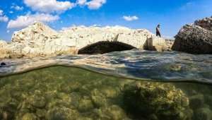 Adana'daki batık kent Augusta su altı kamerasıyla görüntülendi