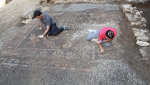 Balatlar Yapı Topluluğu'nda Helenistik Döneme ait yeni mozaiklere ulaşıldı