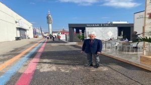 Beyşehir'in doğal taş ve mermeri İtalya'daki fuarda yer aldı