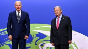Biden, BM Genel Sekreteri Guterres ile bir araya geldi