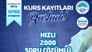 Büyükşehir KAYMEK'te Bir İlk: Ortaöğretim KPSS Kursu