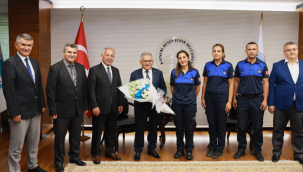 Büyükşehir Zabıtası'ndan Başkan Büyükkılıç'a 196. Yıl Dönümü Ziyareti