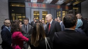 Cumhurbaşkanı Erdoğan, BM 77. Genel Kuruluna katılmak üzere ABD'ye geldi