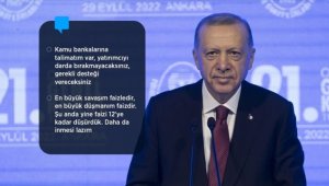 Cumhurbaşkanı Erdoğan: Yılbaşından sonra enflasyonun da düşük faizle ineceğine inanıyorum ve bunu savunuyorum